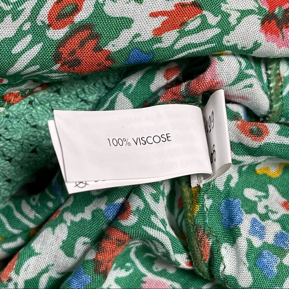 Poupette St Barth Sasha Mini Dress in Green Azalea - Picture 6 of 8